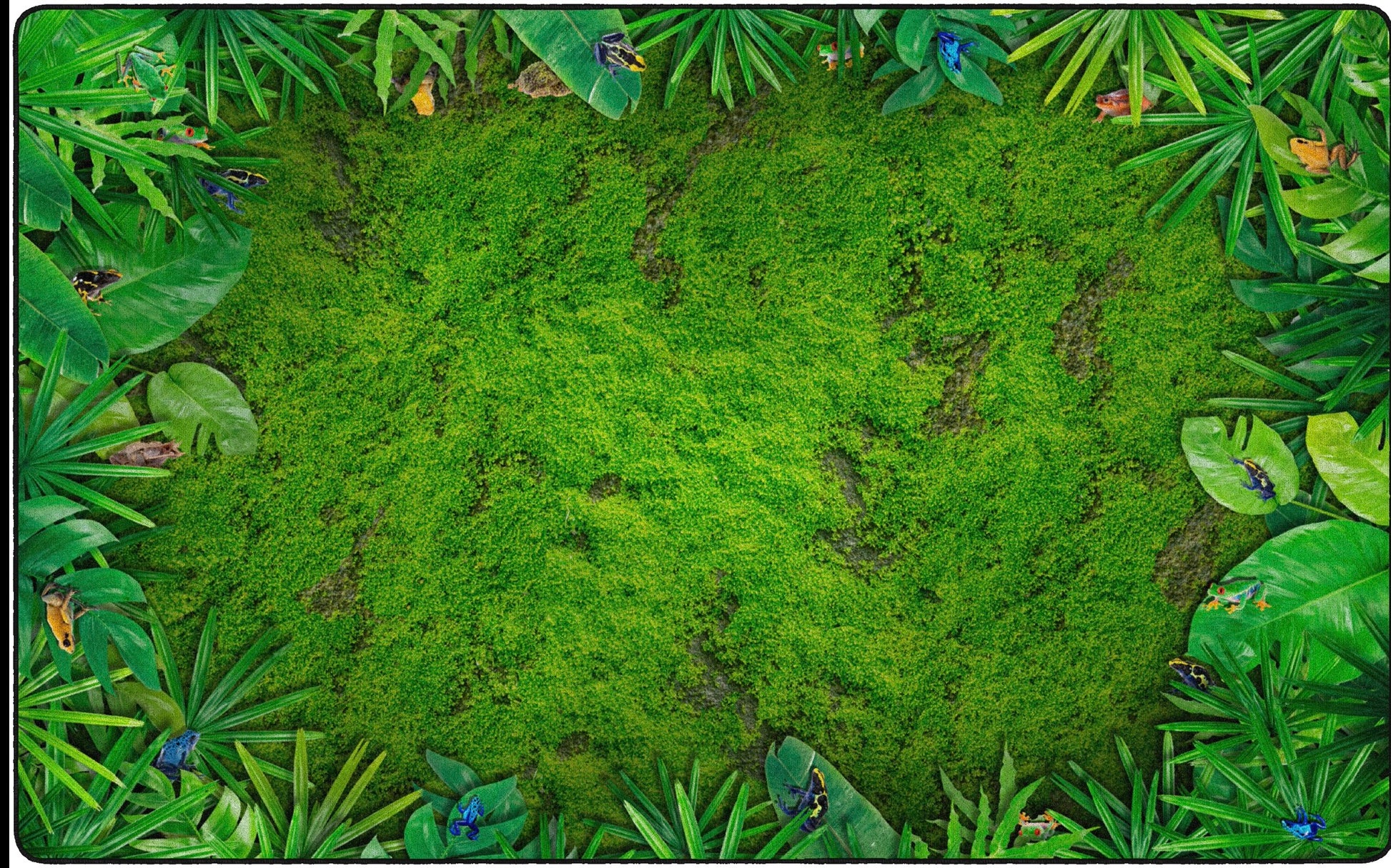 Green leaf frogs