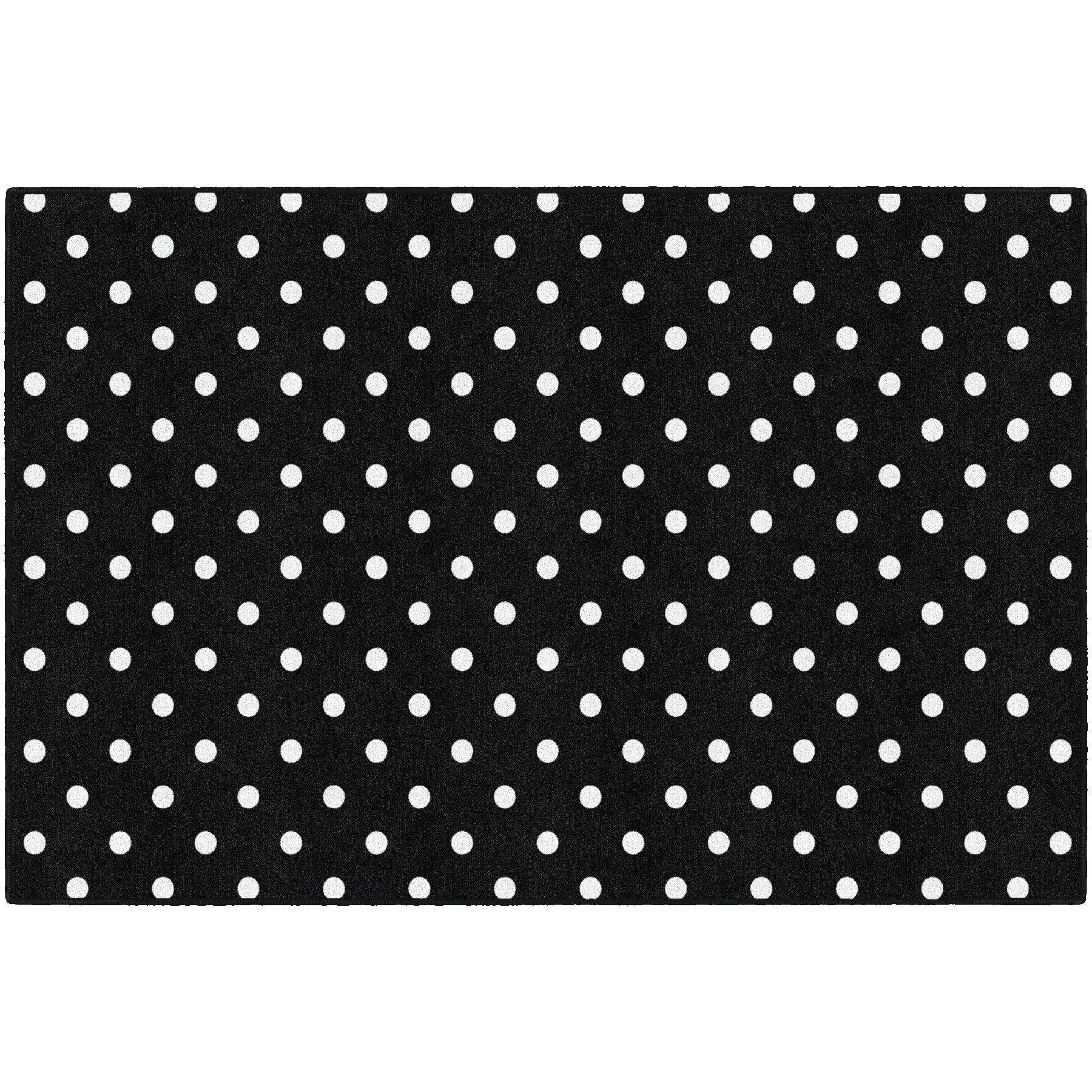 SMALL BLK/WHITE POLKADOT