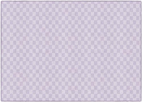 Flagship Carpets Brown and White Checkerboard Educational Area Rug for Kids Room Seating Décor, Children's Classroom, Play Carpet for Teaching and Playroom, 7'6" x 12', Neutral|B0CHTLQ53W