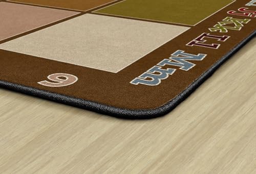 Flagship Carpets Sitting Spaces Classroom Educational Area Rug for Kids and Teachers, Durable Quality for Schools, Preschool, Daycare, Learning Centers, and Home, 7'6" x 12' - Blue|B0FLNDD6YZ