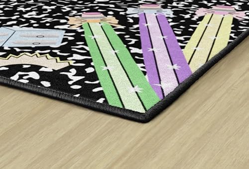 Flagship Carpets Composition Book with Apple Children's Classroom Décor Area Rug for Schools, Durable and Fun for Learning Centers, Daycares and Preschools, 5' X 7'6"|B0FLNC2ZD5