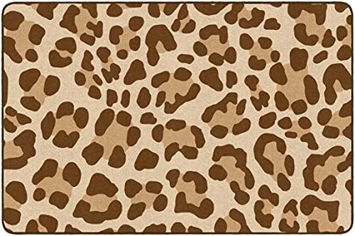 Flagship Carpets Simply Safari Leopard Classroom Area Rug for Indoor Classroom Learning or Kid Bedroom Educational Play Mat, 5'x7'6"|B099CW3GX6