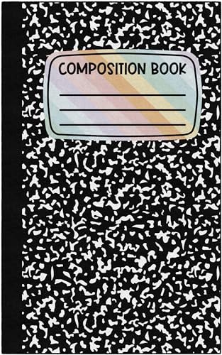 Flagship Carpets Composition Notebook Educational Area Rug for Kids Room Seating Décor, Children's Classroom, Play Carpet for Teaching and Playroom, 5' x 7'6"|B0CHT9VJL7