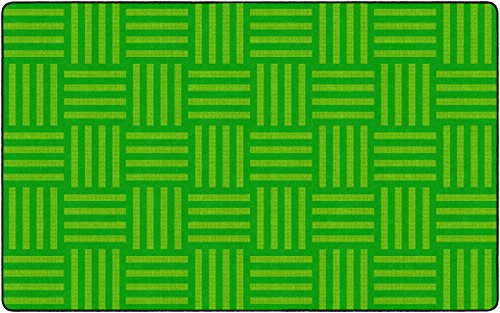 Flagship Carpets Hashtag Tone on Tone Rug for Kids Classroom or Bedroom Carpet, Home Learning and Playroom Mat (Seats up to 30), 7'6" x 12', Almond|B01FLNSGUG