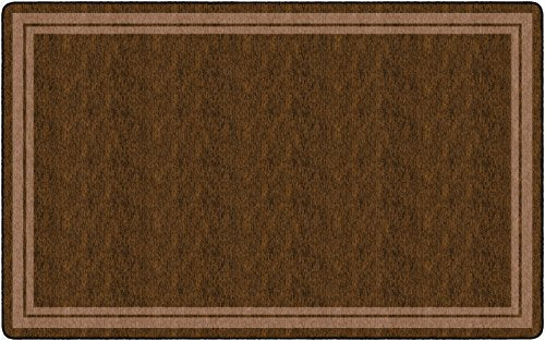 Flagship Carpets Double Border Area Rug for Classroom or Office Rug, Kids Bedroom or Playroom Carpet, and Living Room Mat, 7'6" x 12', Blue Light Border|B07DJ219LJ