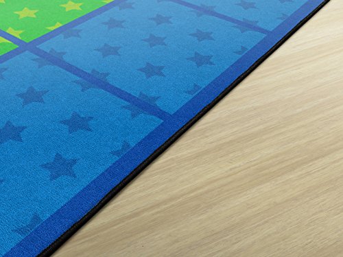 Flagship Carpets Star Seating Rows Multicolor Educational Rug for Kids Room or Playroom Mat, Home Learning Area or Classroom Carpet, (Seats 24), 7'6"x12', Stars Seating|B07DJ2C2CP