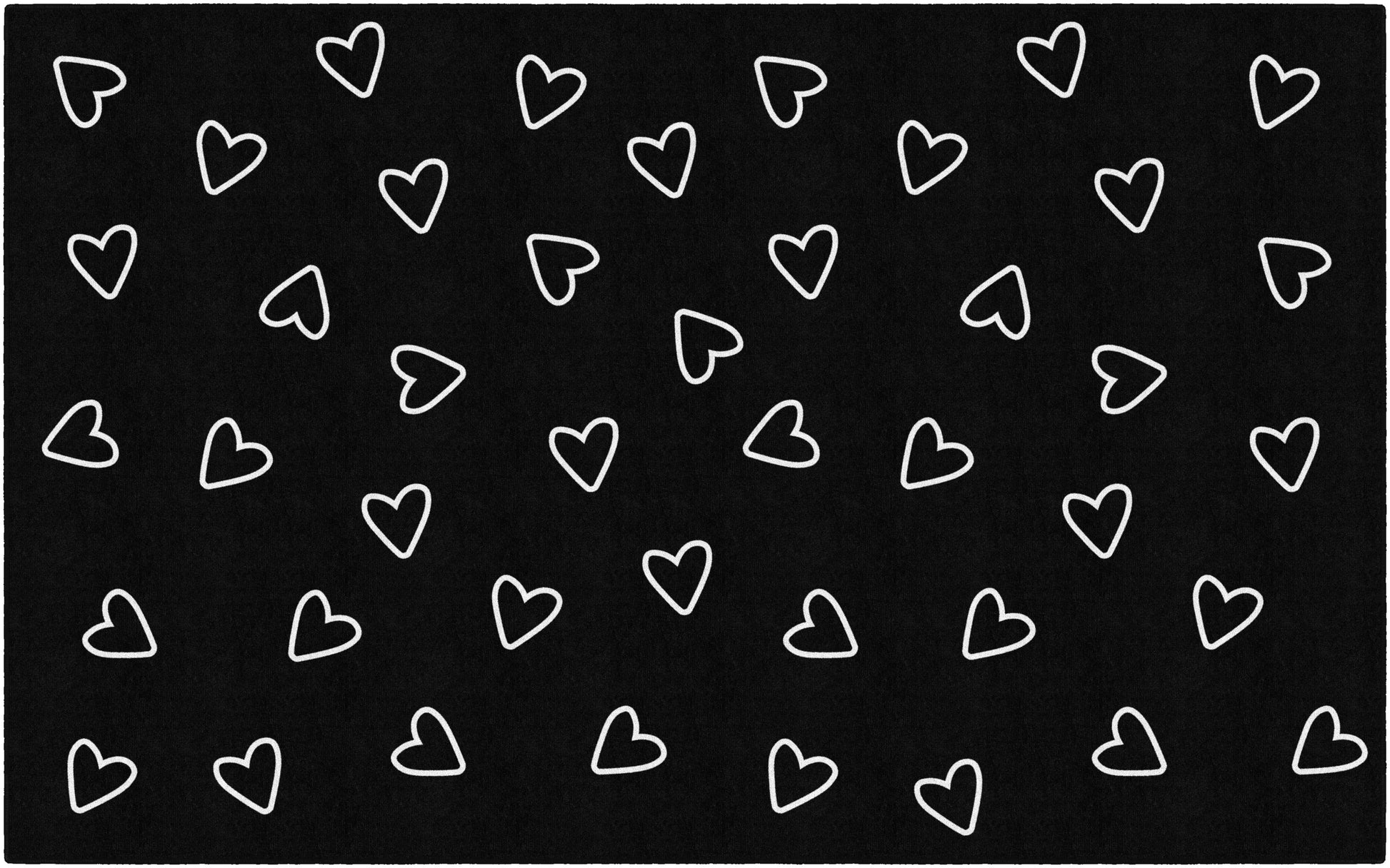 BOHO RAINBOW HEART 7'6 X 12'