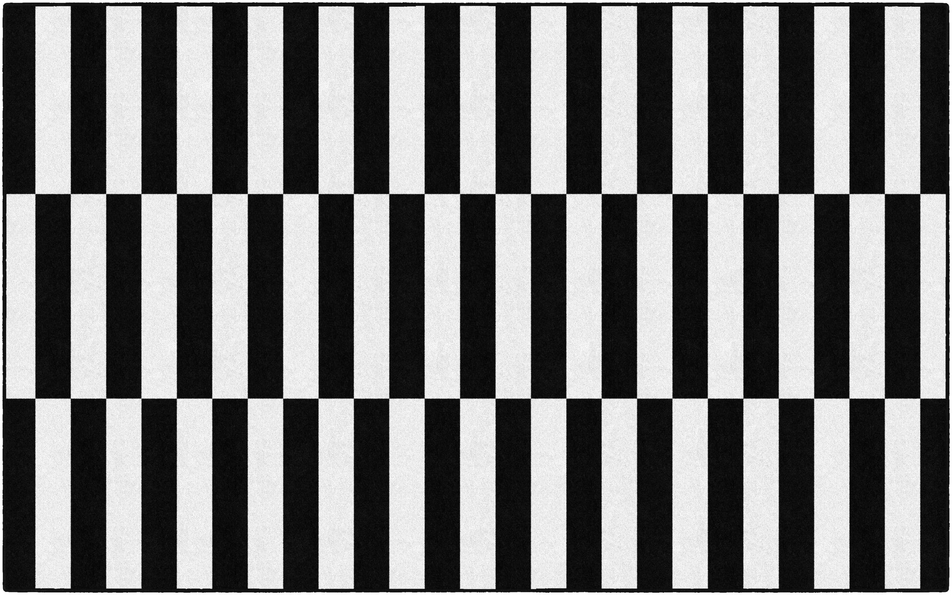 CONTEMPORARY BLK&WHI 7'6 X 12'