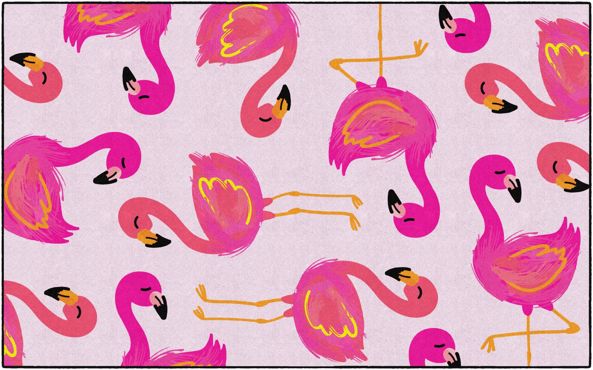 FLAMINGOS ALL OVER Overrun (first quality)