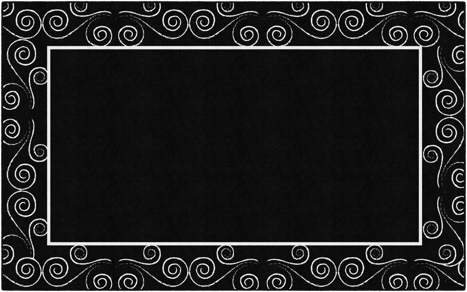 Swirl border 7'6"x12'