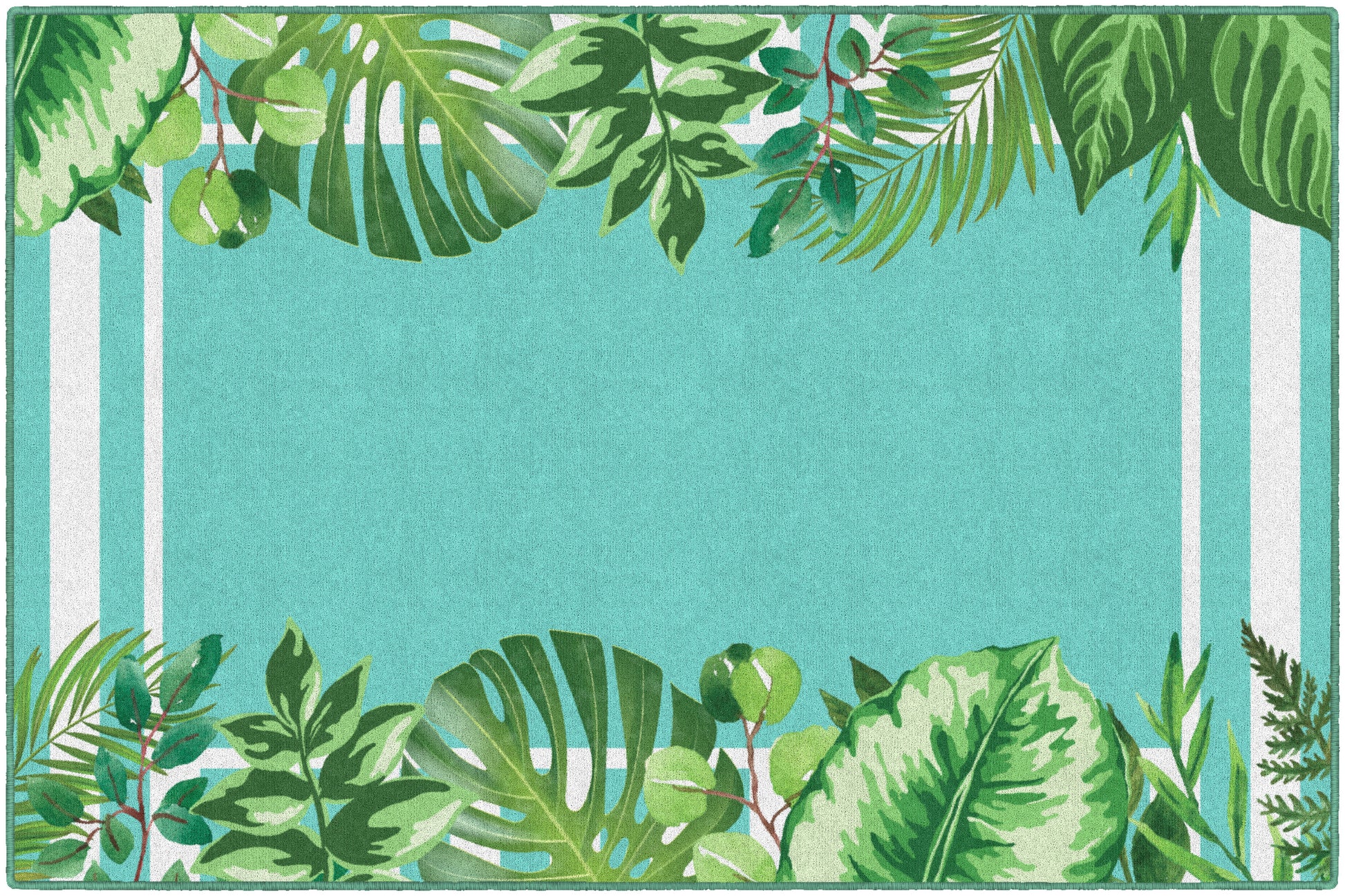 GREENERY ON TURQUOIS Overrun (first quality)