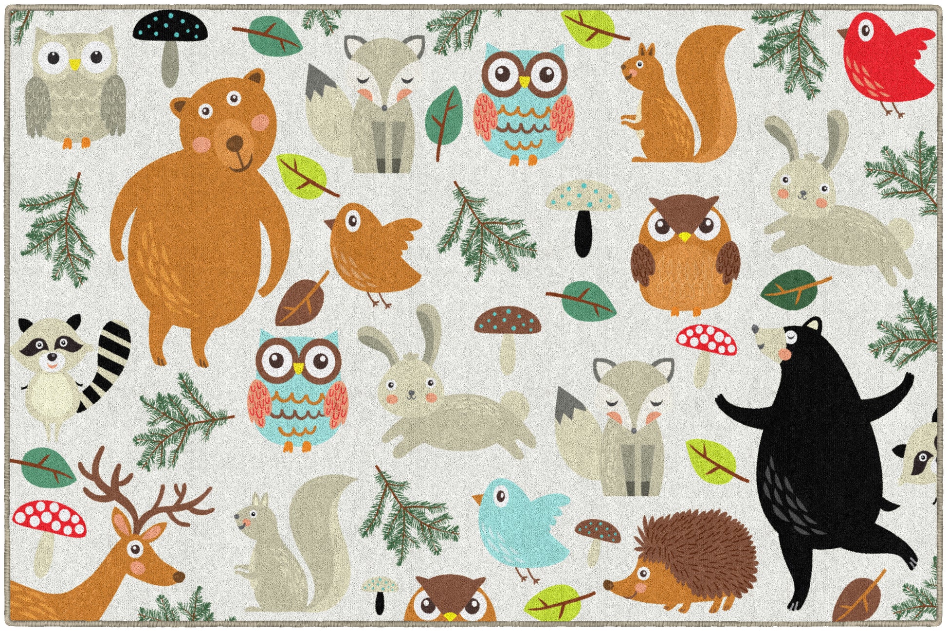 WOODLAND ANIMALS ALL Overrun (first quality)