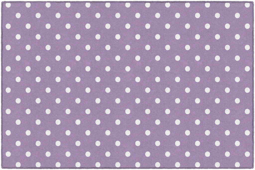 SMALL DOTS PURPLE 5' X 7'6