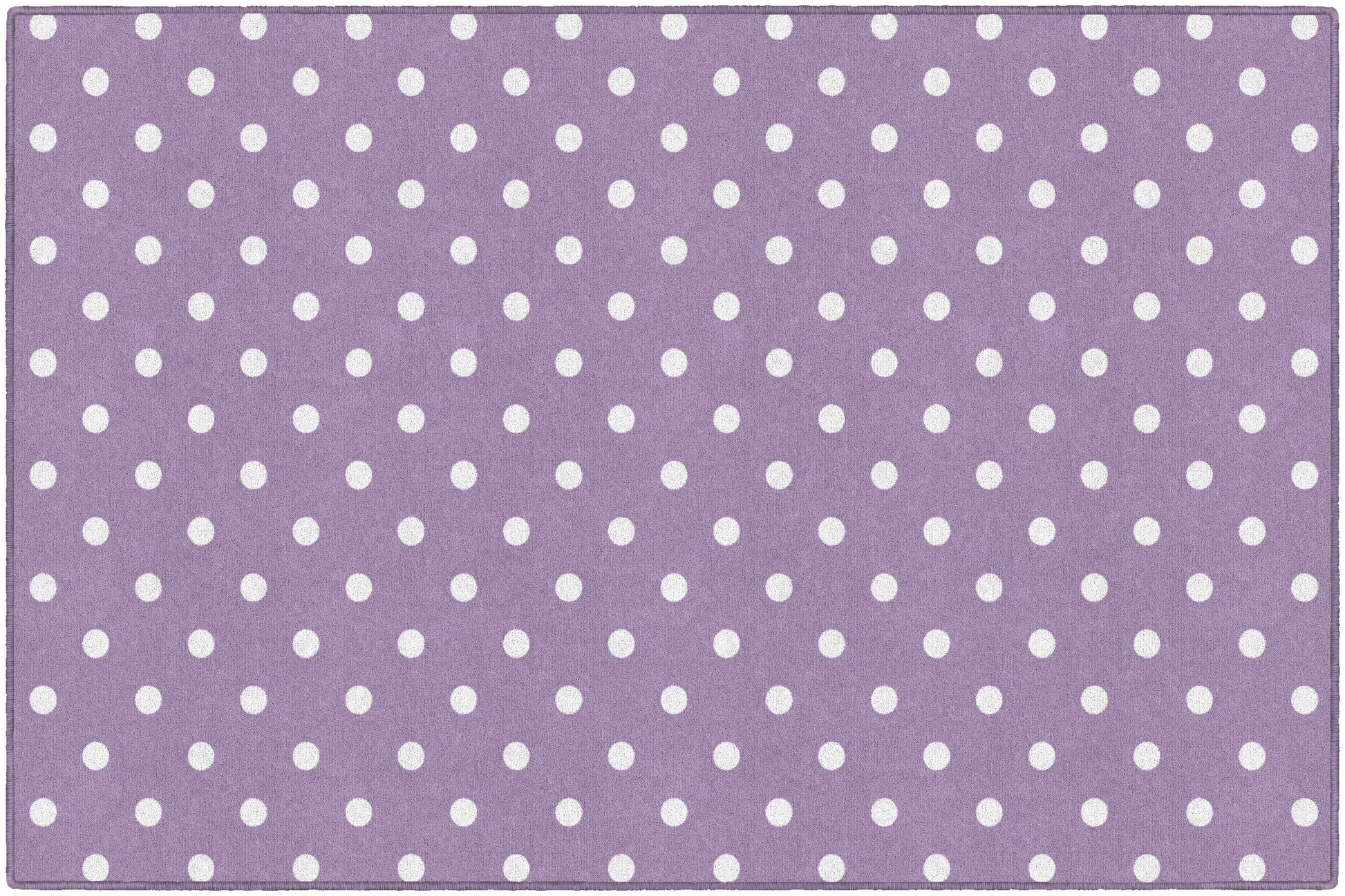 SMALL DOTS PURPLE 5' X 7'6