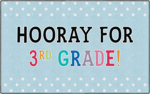 3RD GRADE LIGHT BLUE 5' X 7'6