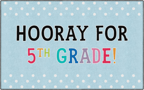 5TH GRADE LIGHT BLUE 5' X 7'6