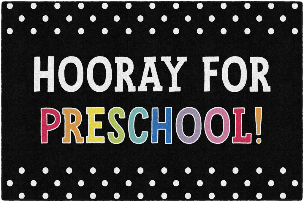 HORRAY FOR PRESCHOOL 5' X 7'6