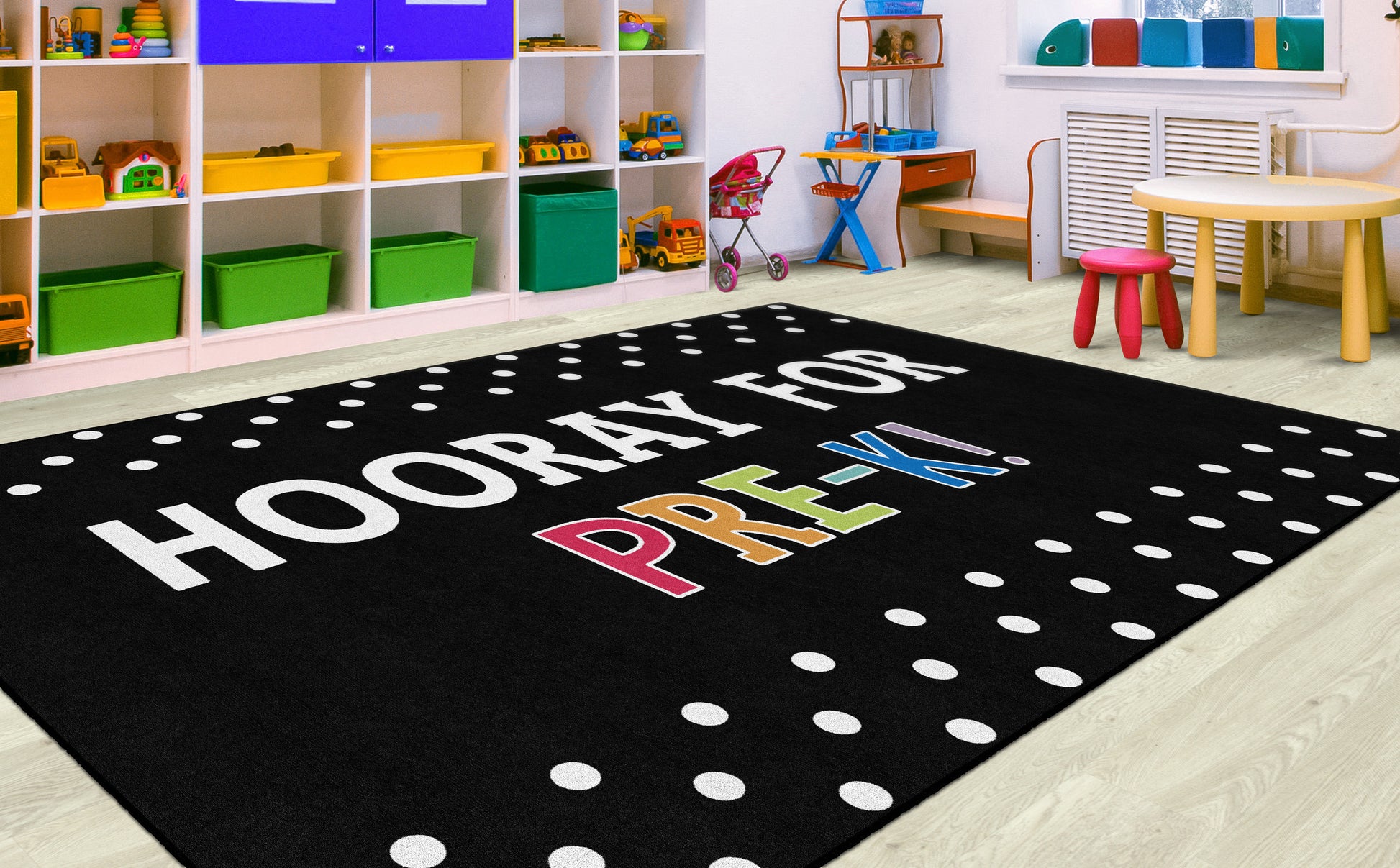 HOORAY FOR PREK BLCK 5' X 7'6
