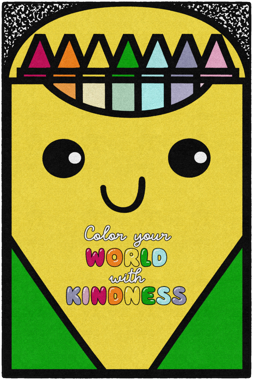 COLOR WORLD KINDNESS 5' X 7'6