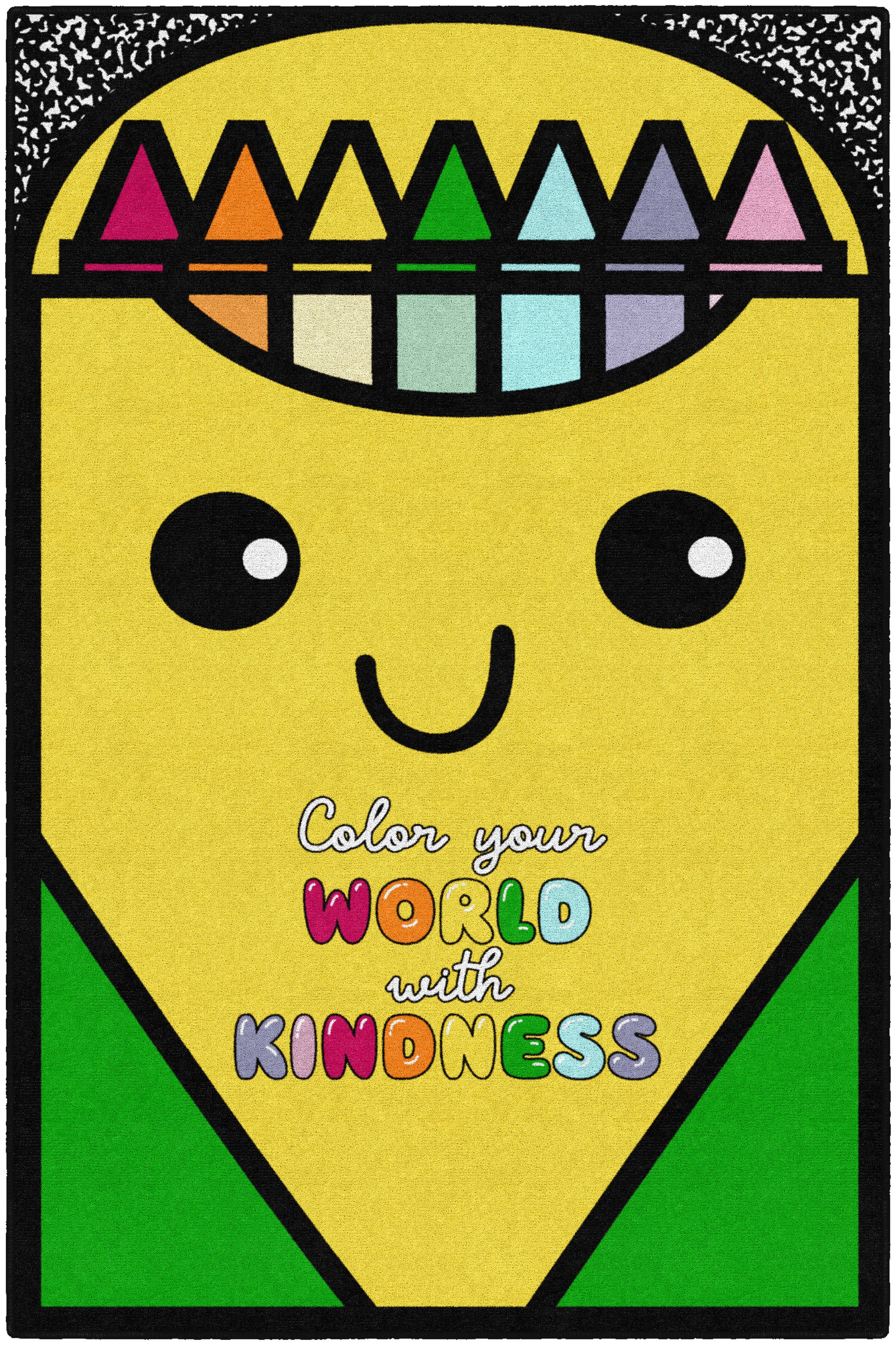 COLOR WORLD KINDNESS 5' X 7'6