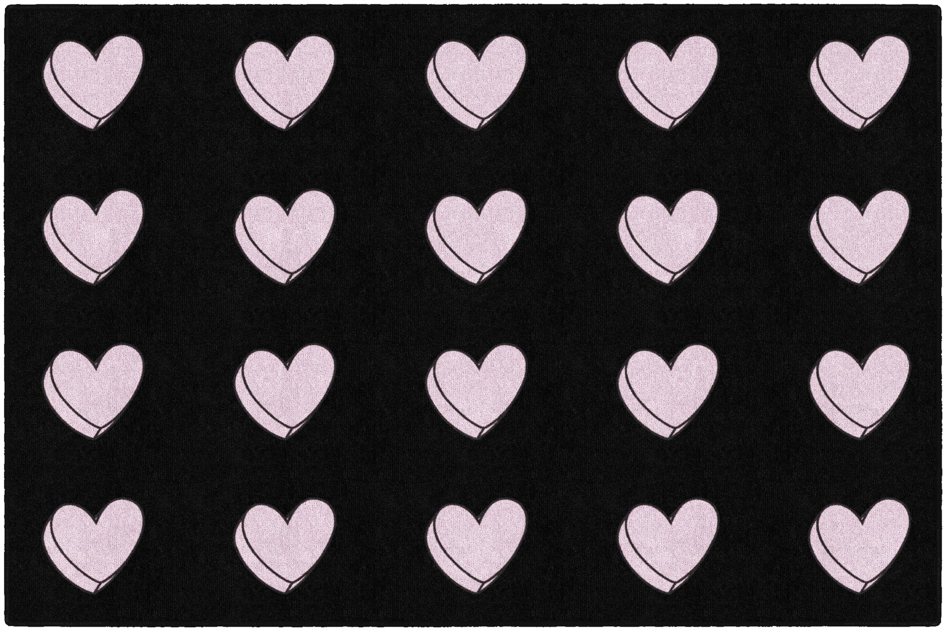 ROLLERCOASTER HEARTS 5' X 7'6