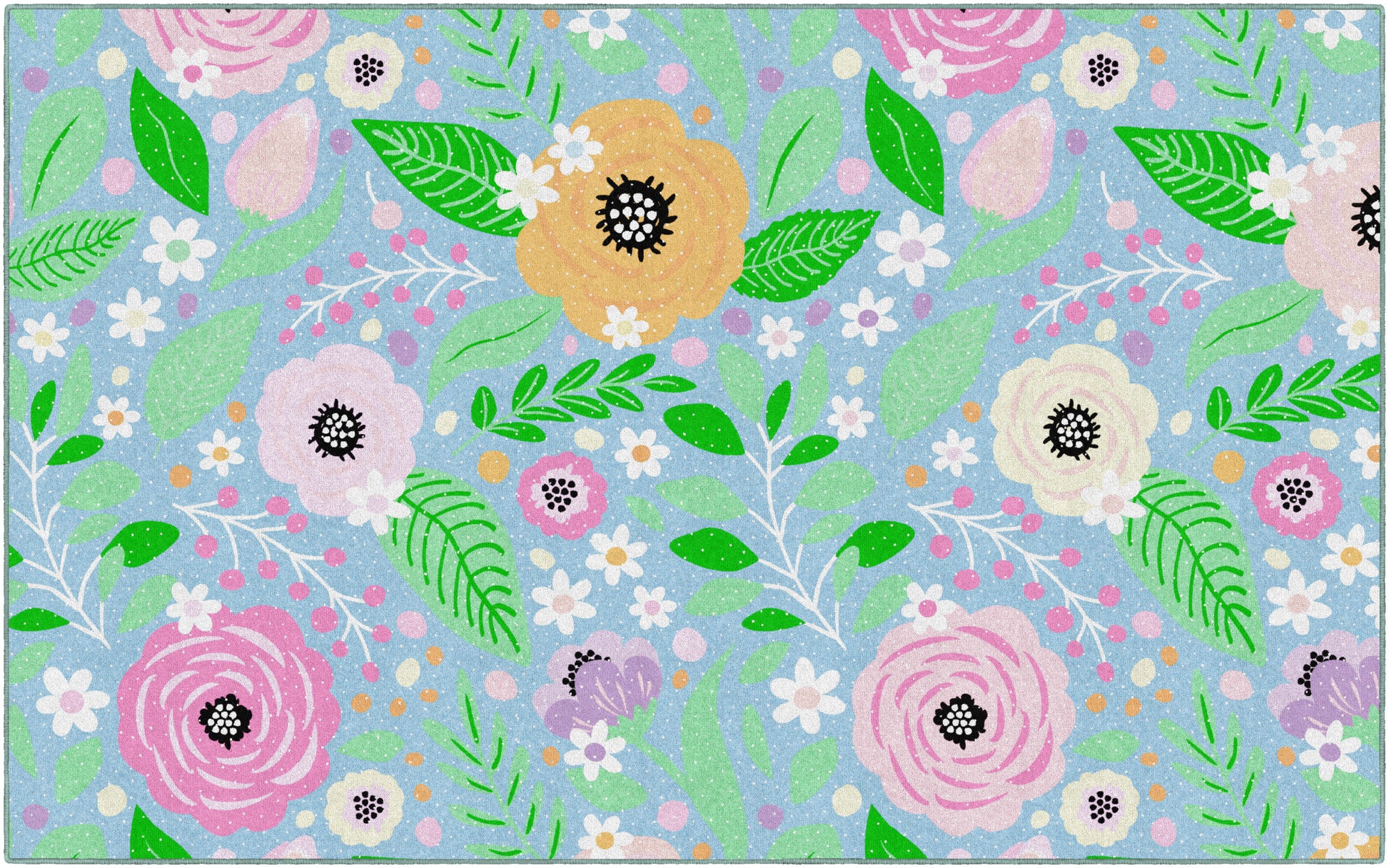 PASTEL FLORAL 7'6 X 12'