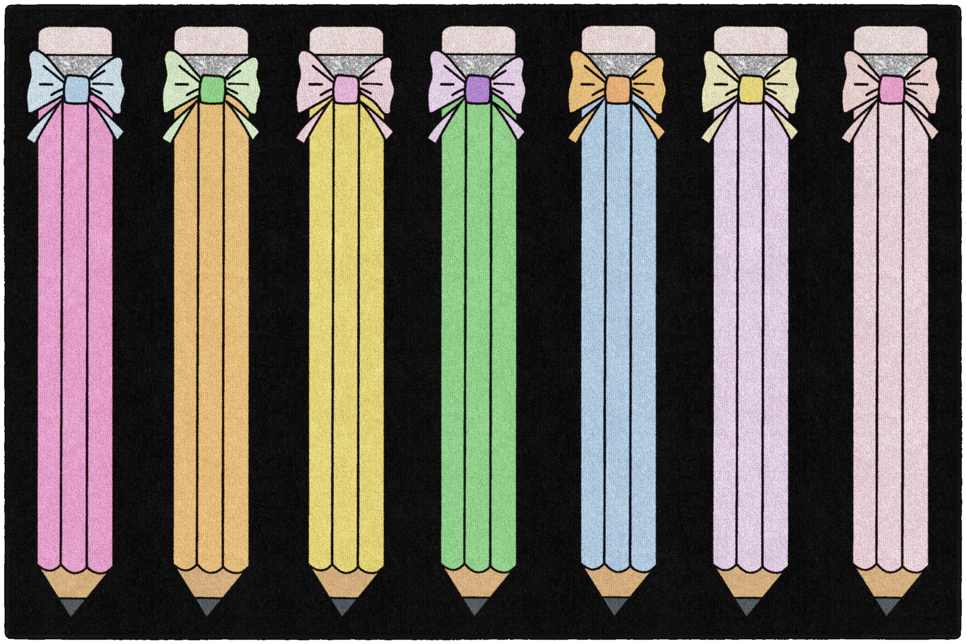 Pastel Pencil Bows