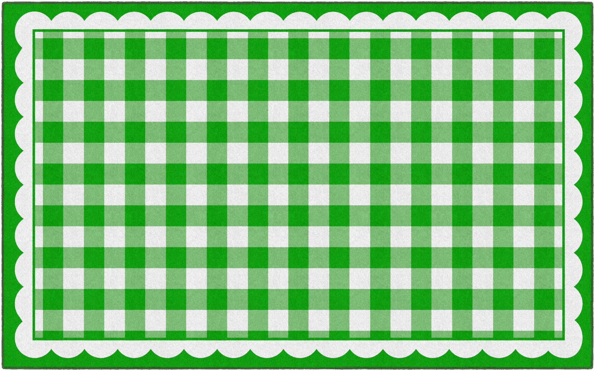 GREEN GINGHAM
