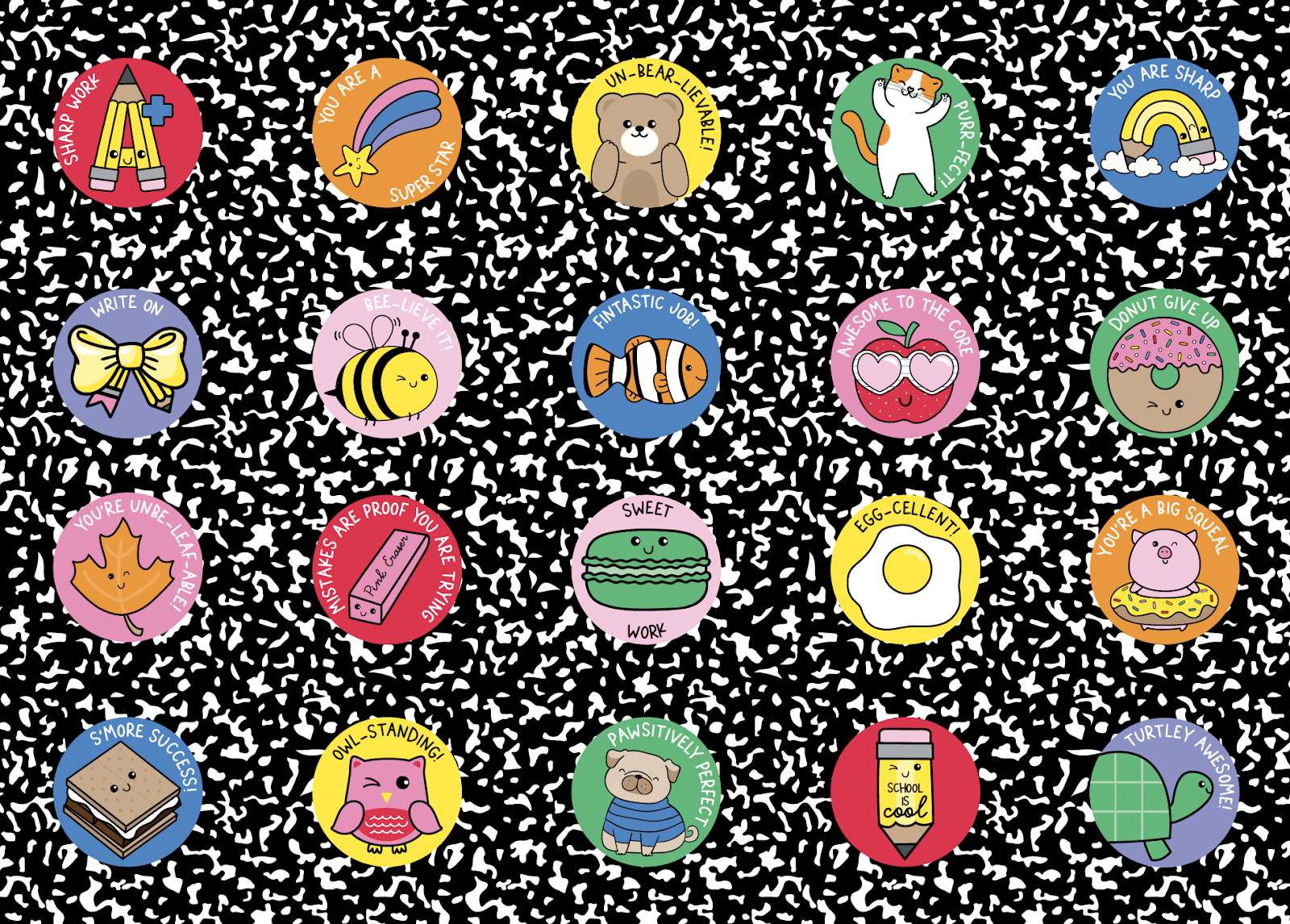 Sticker sit spots