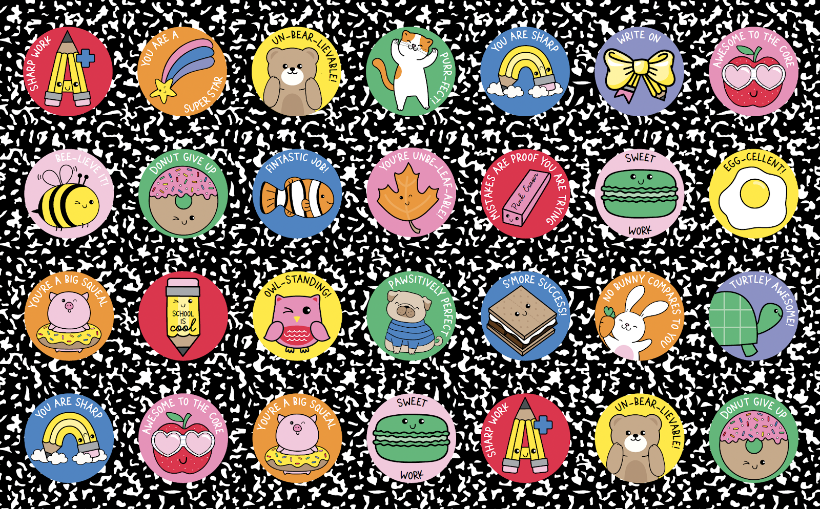 Sticker sit spots